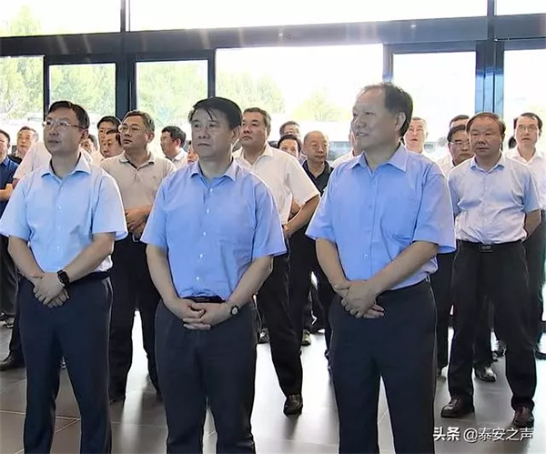 泰安市委書記到金彩山調研