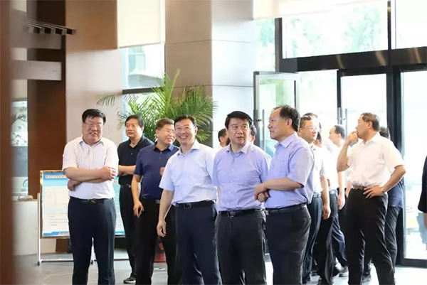 泰安市委書記到金彩山調研