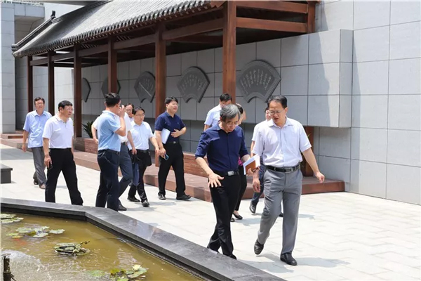 省人社廳領導到金彩山調研