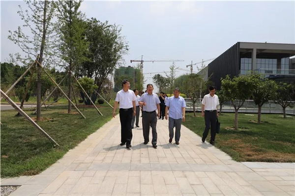 省人社廳領導到金彩山調研